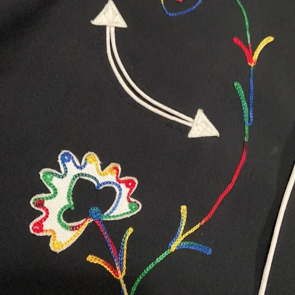 H Bar C California Ranchwear Long Tail Cowboy Shirt Vintage.Sz 16 - Picture 8 of 11